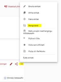 Mynd sem sýnir smell á Mengi lokið